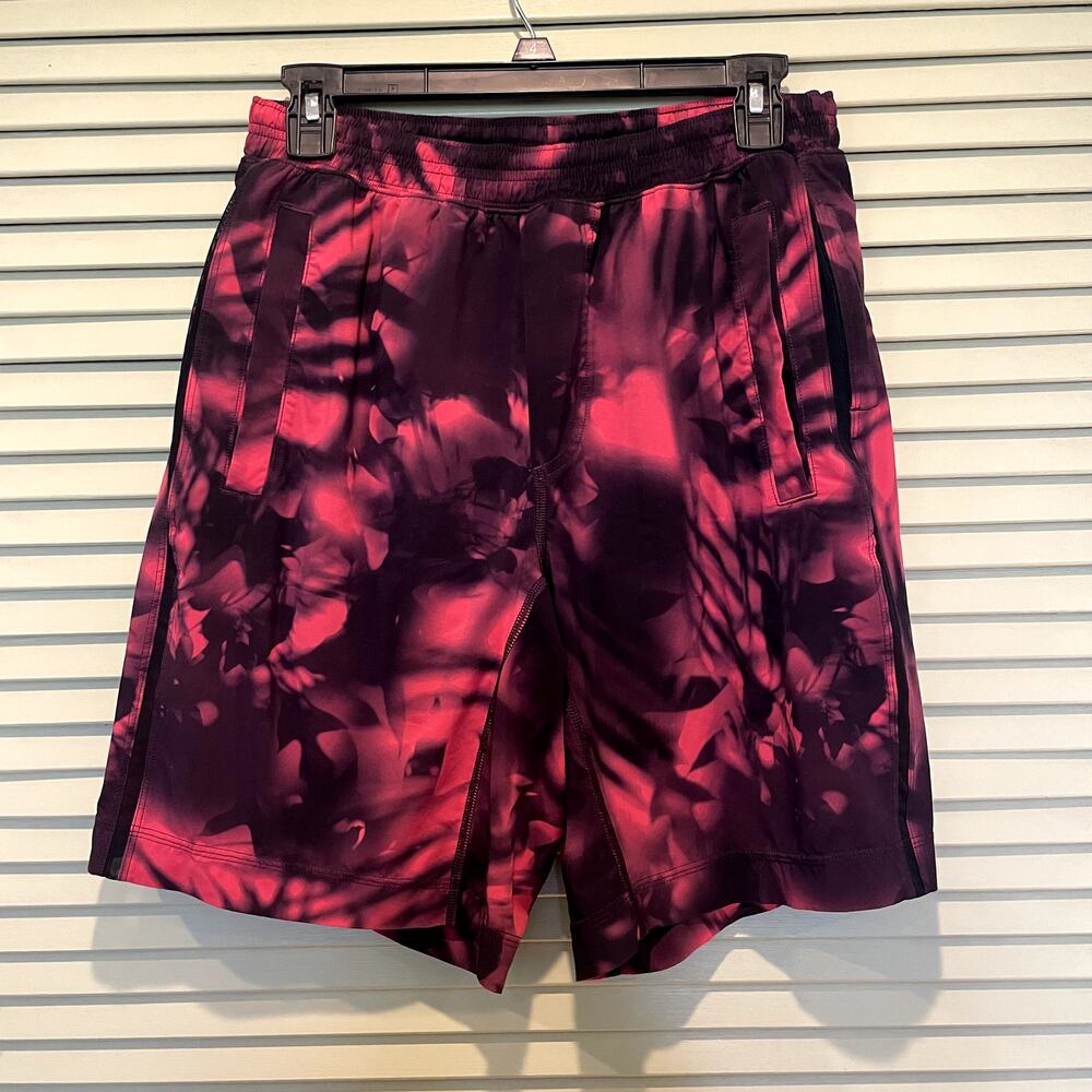 Mens LuLuLemon Running Shorts Medium Lined Inside Pocket